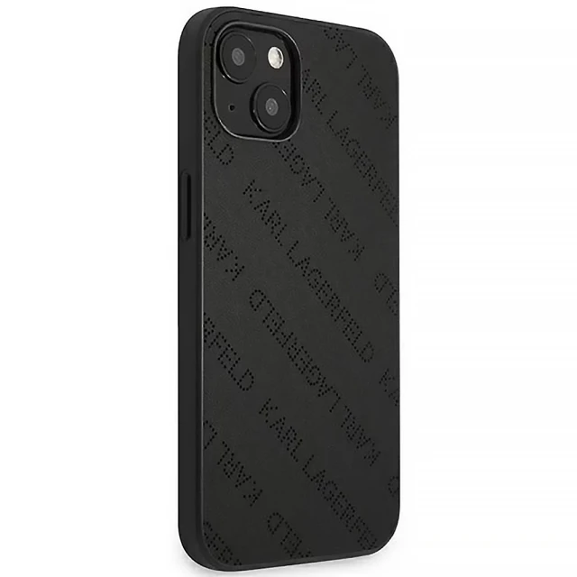 Чохол Karl Lagerfeld Perforated Allover для iPhone 13 mini Black (KLHCP13SPTLK)