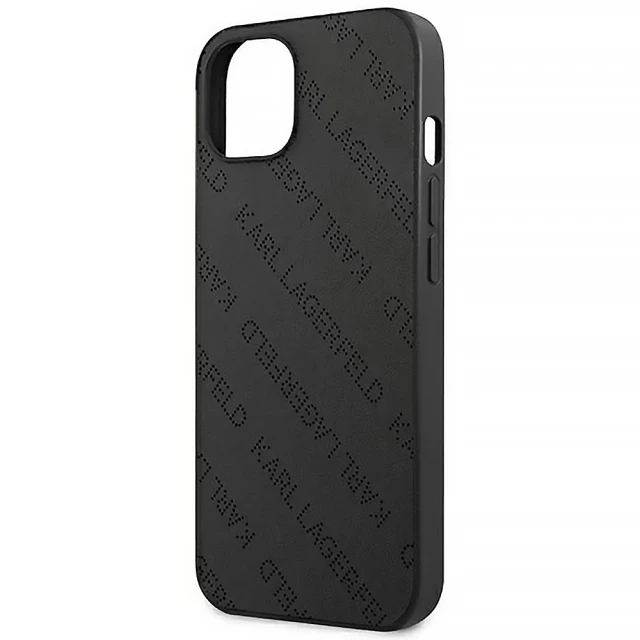Чохол Karl Lagerfeld Perforated Allover для iPhone 13 mini Black (KLHCP13SPTLK)