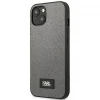 Чохол Karl Lagerfeld Saffiano Plaque для iPhone 13 mini Silver (KLHCP13SSFMP2DG)