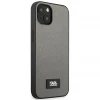 Чохол Karl Lagerfeld Saffiano Plaque для iPhone 13 mini Silver (KLHCP13SSFMP2DG)