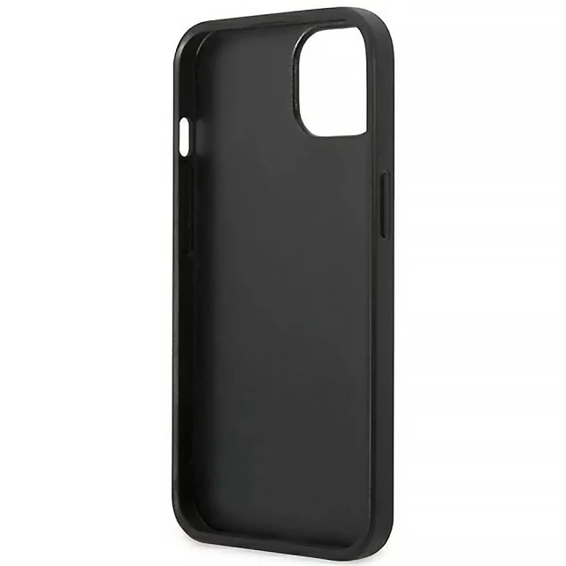 Чохол Karl Lagerfeld Saffiano Plaque для iPhone 13 mini Silver (KLHCP13SSFMP2DG)