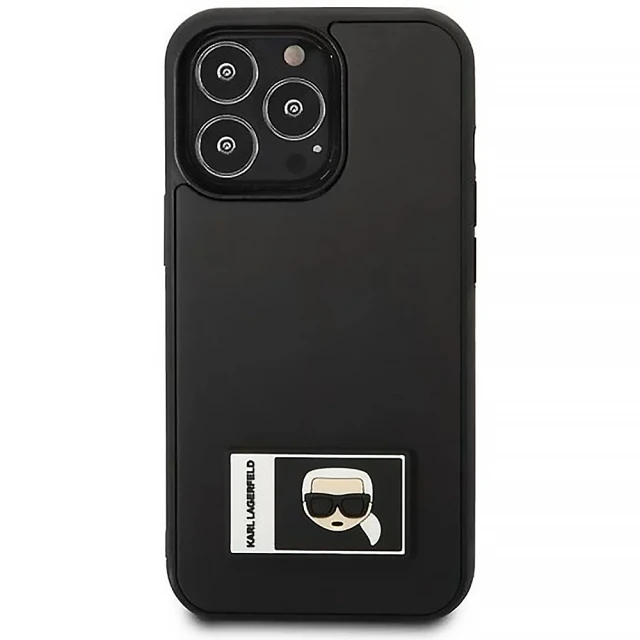 Чохол Karl Lagerfeld Iconik Patch для iPhone 13 Pro Max Black (KLHCP13X3DKPK)