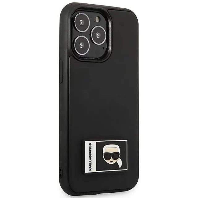 Чохол Karl Lagerfeld Iconik Patch для iPhone 13 Pro Max Black (KLHCP13X3DKPK)