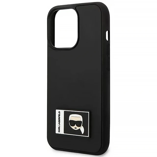 Чохол Karl Lagerfeld Iconik Patch для iPhone 13 Pro Max Black (KLHCP13X3DKPK)