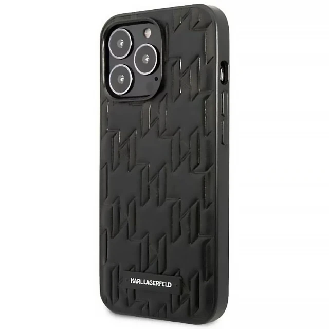 Чохол Karl Lagerfeld Monogram Plaque для iPhone 13 Pro Max Black (KLHCP13XMNMP1K)