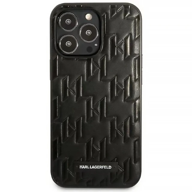 Чохол Karl Lagerfeld Monogram Plaque для iPhone 13 Pro Max Black (KLHCP13XMNMP1K)