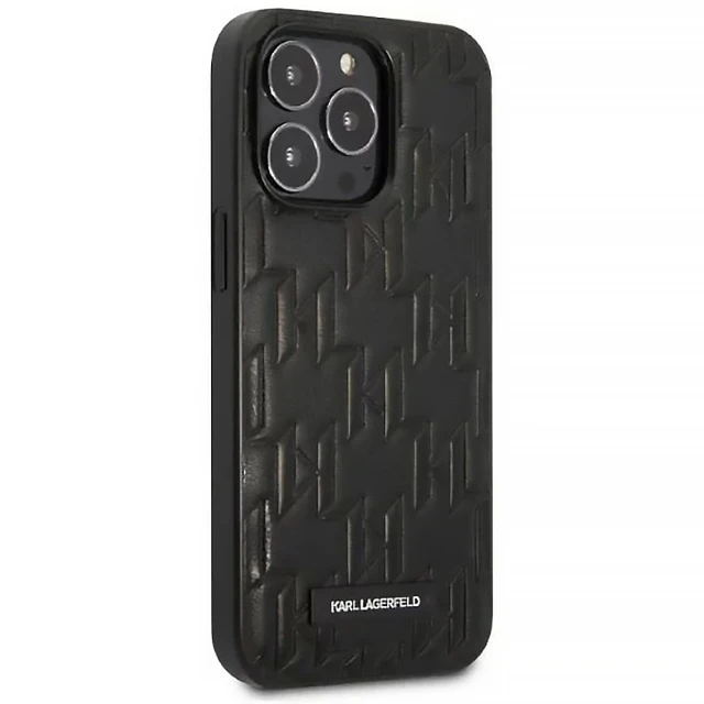 Чохол Karl Lagerfeld Monogram Plaque для iPhone 13 Pro Max Black (KLHCP13XMNMP1K)