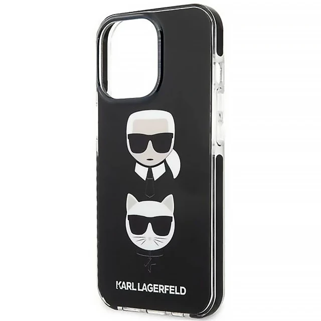 Чохол Karl Lagerfeld Karl & Choupette для iPhone 13 Pro Max Black (KLHCP13XTPE2TK)