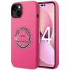 Чохол Karl Lagerfeld Silicone RSG для iPhone 14 Plus Pink (KLHCP14MSRSGRCF)