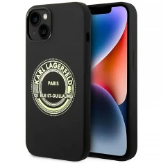 Чехол Karl Lagerfeld Silicone RSG для iPhone 14 Plus Black (KLHCP14MSRSGRCK)