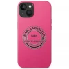Чохол Karl Lagerfeld Silicone RSG для iPhone 14 | 13 Pink (KLHCP14SSRSGRCF)