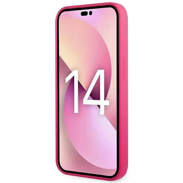 Чохол Karl Lagerfeld Silicone RSG для iPhone 14 | 13 Pink (KLHCP14SSRSGRCF)