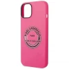 Чохол Karl Lagerfeld Silicone RSG для iPhone 14 | 13 Pink (KLHCP14SSRSGRCF)