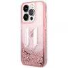 Чохол Karl Lagerfeld Liquid Glitter Big для iPhone 14 Pro Max Pink (KLHCP14XLBKLCP)