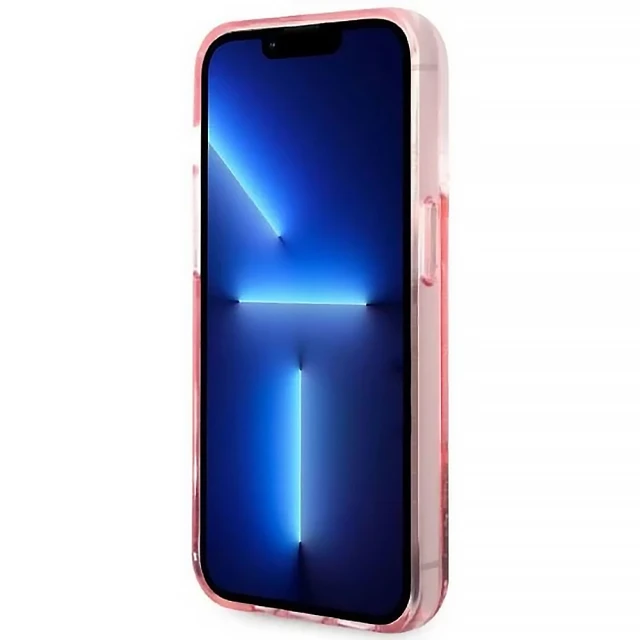 Чохол Karl Lagerfeld Liquid Glitter Big для iPhone 14 Pro Max Pink (KLHCP14XLBKLCP)