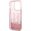 Чохол Karl Lagerfeld Liquid Glitter Big для iPhone 14 Pro Max Pink (KLHCP14XLBKLCP)