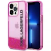 Чохол Karl Lagerfeld Liquid Glitter Elong для iPhone 14 Pro Max Pink (KLHCP14XLCKVF)