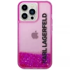 Чохол Karl Lagerfeld Liquid Glitter Elong для iPhone 14 Pro Max Pink (KLHCP14XLCKVF)