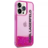 Чохол Karl Lagerfeld Liquid Glitter Elong для iPhone 14 Pro Max Pink (KLHCP14XLCKVF)