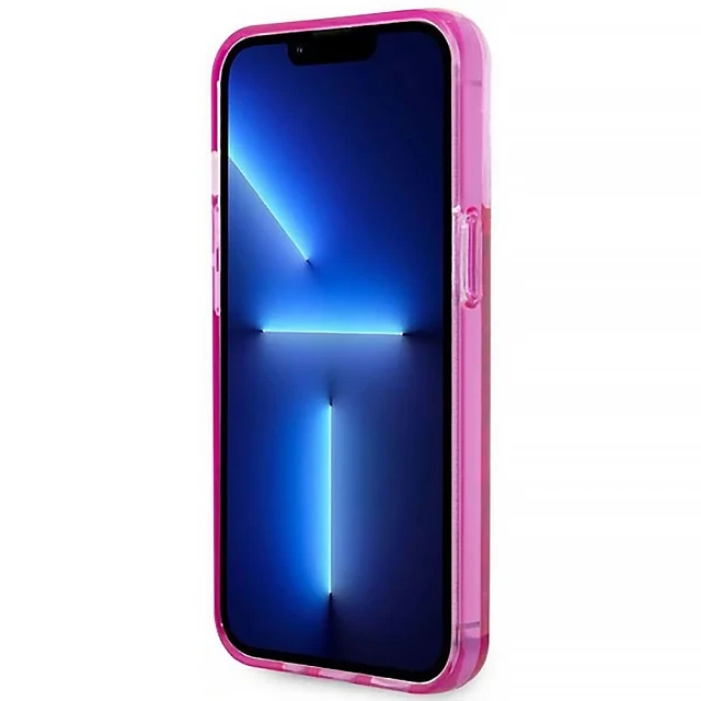 Чохол Karl Lagerfeld Liquid Glitter Elong для iPhone 14 Pro Max Pink (KLHCP14XLCKVF)