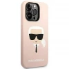 Чехол Karl Lagerfeld Karl's Head для iPhone 14 Pro Max Pink (KLHCP14XSLKHLP)