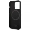 Чохол Karl Lagerfeld Liquid Silicone Karl & Choupette для iPhone 14 Pro Max Black with MagSafe (KLHMP14XSSKCK)