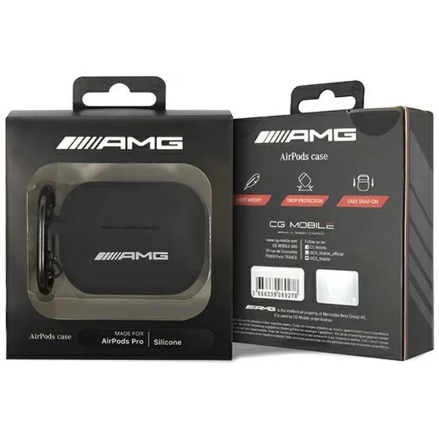 Чохол Mercedes для Apple AirPods Pro Big Logo Black (AMAPRBK)