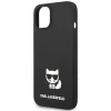 Чохол Karl Lagerfeld Silicone Choupette Body для iPhone 14 | 13 Black (KLHCP14SSLCTBK)