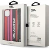 Чохол Karl Lagerfeld Color Stripes Strap для iPhone 14 | 13 Pink (KLHCP14SSTSTP)