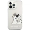 Чохол Karl Lagerfeld Choupette Fun для iPhone 14 Pro Max Transparent (KLHCP14XCFNRC)