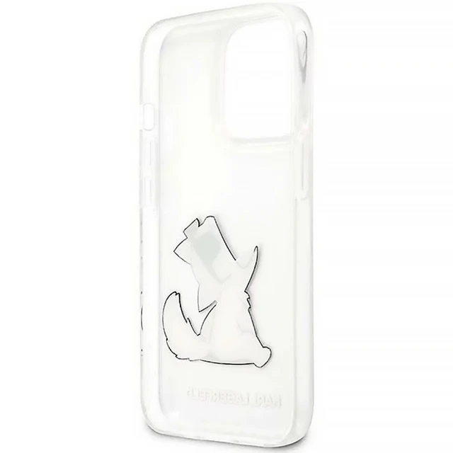 Чохол Karl Lagerfeld Choupette Fun для iPhone 14 Pro Max Transparent (KLHCP14XCFNRC)
