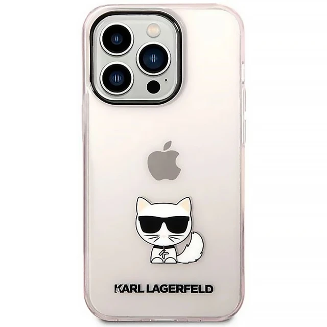 Чохол Karl Lagerfeld Choupette Body для iPhone 14 Pro Max Transparent (KLHCP14XCTTRI)