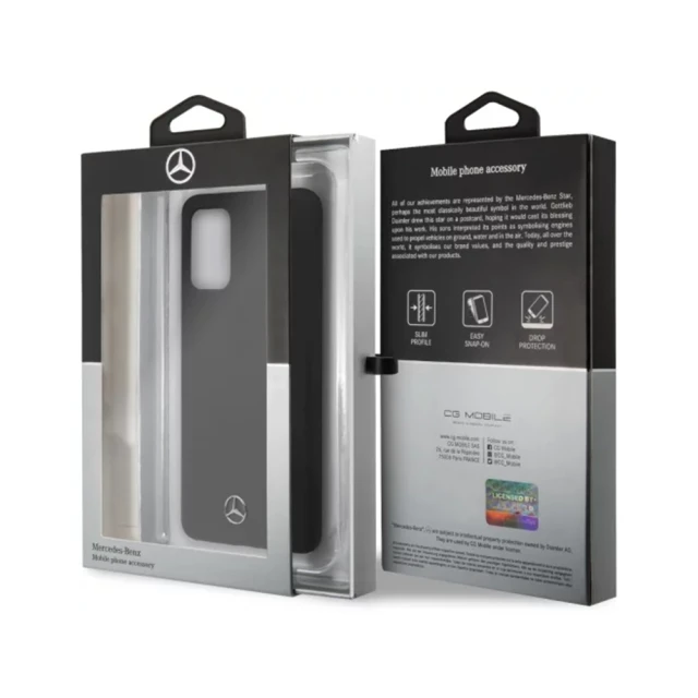 Чохол Mercedes для Samsung Galaxy S20 Plus (G985) Silicone Line Black (MEHCS67SILSB)