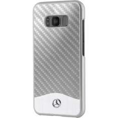 Чехол Mercedes для Samsung Galaxy S8 Plus (G955) Wave V Silver (MEHCS8LCACSI)