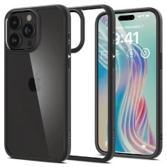 Чехол Spigen Crystal Hybrid для iPhone 15 Pro Matte Black (8809896747837)