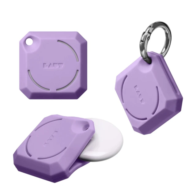 Чохол-брелок LAUT HUEX GEMS для AirTag Violet (L_AT_HG_PU-0)