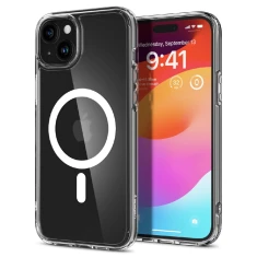 Чехол Spigen Crystal Hybrid для iPhone 15 Pro Max Frost Clear with MagSafe (8809896747721)