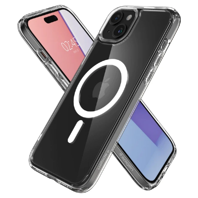 Чохол Spigen Crystal Hybrid для iPhone 15 Pro Max Frost Clear with MagSafe (8809896747721)