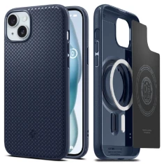 Чохол Spigen Mag Armor для iPhone 15 Plus Navy Blue with MagSafe (8809896750110)