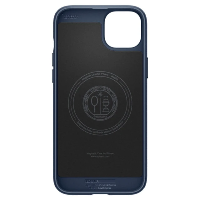 Чохол Spigen Mag Armor для iPhone 15 Plus Navy Blue with MagSafe (8809896750110)