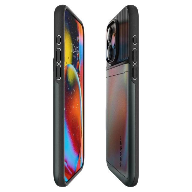 Чехол Spigen Slim Armor CS для iPhone 15 Pro Max Abyss Green (8809896749411)
