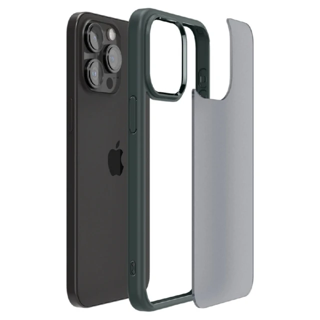 Чохол Spigen Ultra Hybrid для iPhone 15 Pro Frost Green (8809896750417)