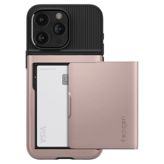 Чохол Spigen Slim Armor CS для iPhone 15 Pro Max Rose Gold (8809896749398)