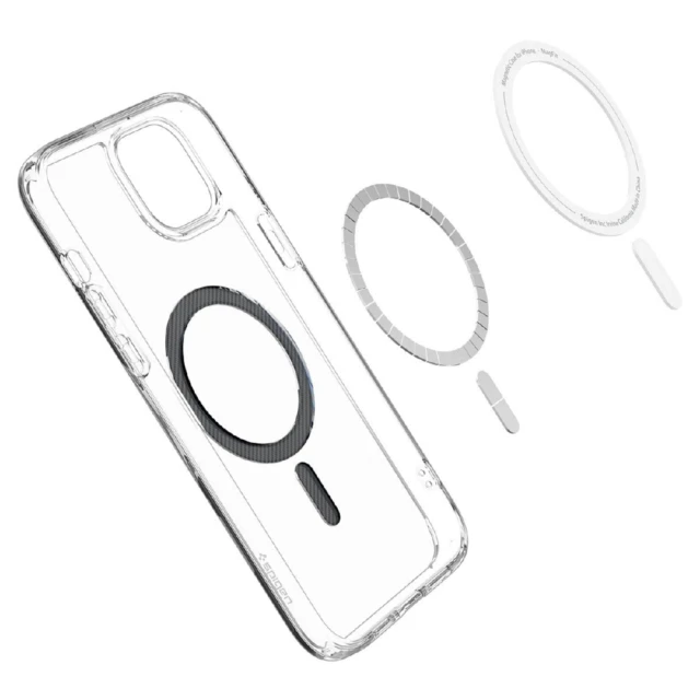 Чохол Spigen Ultra Hybrid для iPhone 15 Plus Carbon Fiber with MagSafe (8809896750028)