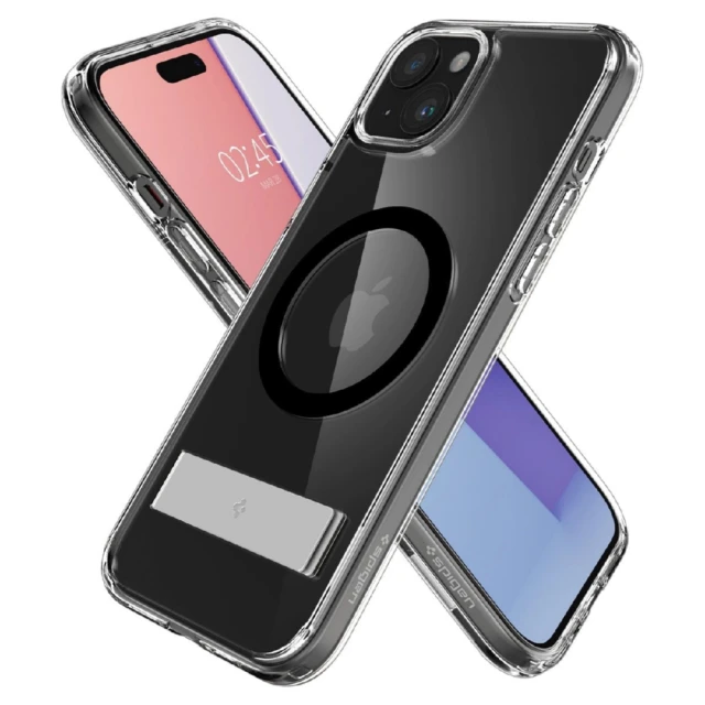Чехол Spigen Ultra Hybrid S для iPhone 15 Black with MagSafe (8809896751292)