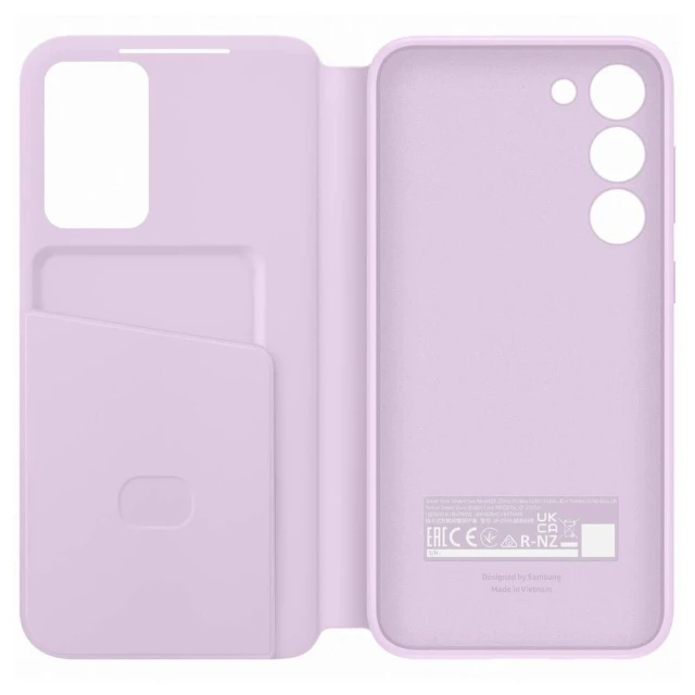 Чохол-книжка Samsung Smart View Wallet Case для Samsung Galaxy S23 Plus Lavender (EF-ZS916CVEGWW)
