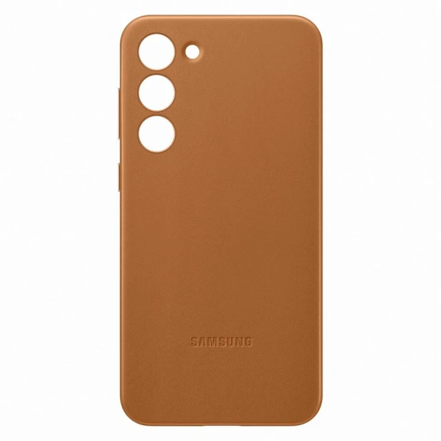 Чохол Samsung Leather Cover для Samsung Galaxy S23 Plus Camel (EF-VS916LAEGWW)