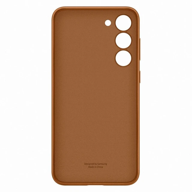 Чохол Samsung Leather Cover для Samsung Galaxy S23 Plus Camel (EF-VS916LAEGWW)