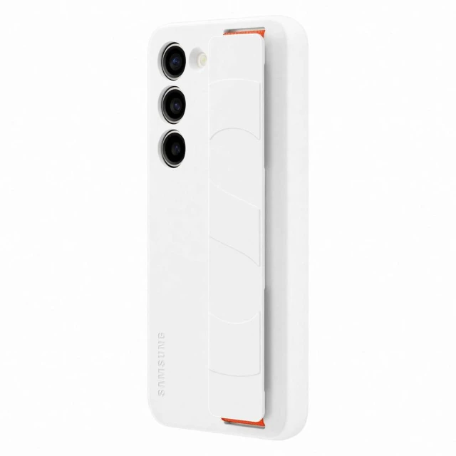 Чохол Samsung Silicone Grip Cover для Samsung Galaxy S23 White (EF-GS911TWEGWW)