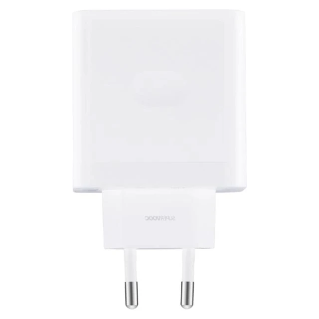 Мережевий зарядний пристрій OnePlus SUPERVOOC 80W USB-A White (6921815620525)